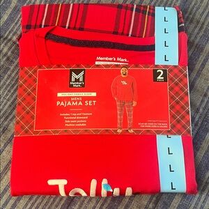 Member's Mark Red Men's Pajama Set